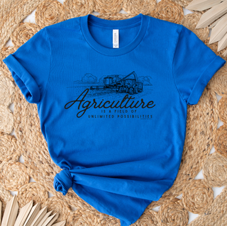 Agriculture is a Field of Unlimited Possibilities– Bella Canvas T-Shirt