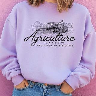 Agriculture is a Field of Unlimited Possibilities– Crewneck