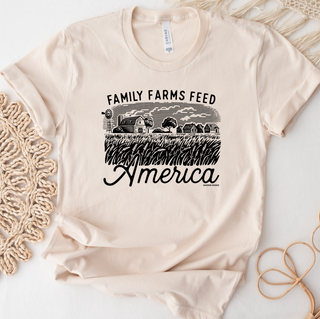 Family Farms Feed America– Bella Canvas T-Shirt