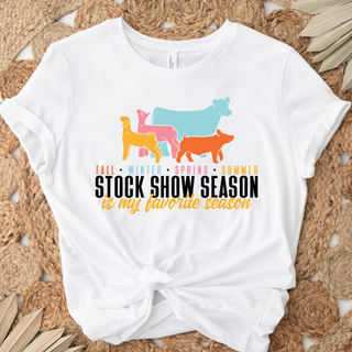 My Favorite Season Is Stock Show Season– Bella Canvas T-Shirt