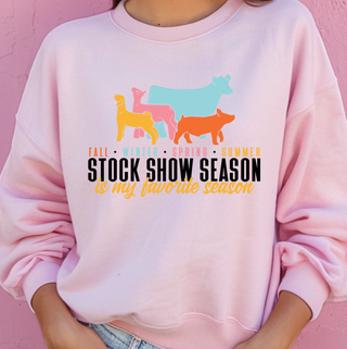 My Favorite Season Is Stock Show Season– Crewneck