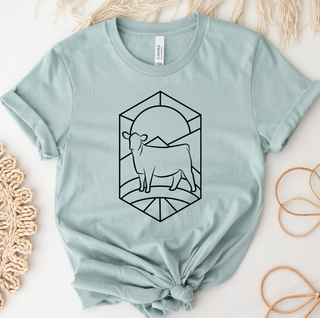Stain Glass Heifer– Bella Canvas T-Shirt