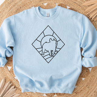 Stain Glass Pig– Crewneck