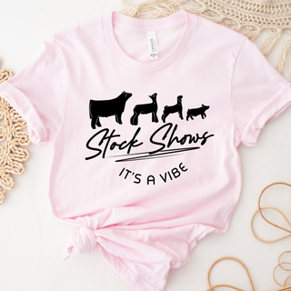 Stock Shows It's A Vibe– Bella Canvas T-Shirt