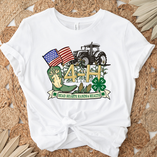4-H Tractor– Bella Canvas T-Shirt