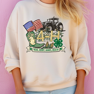 4-H Tractor– Crewneck