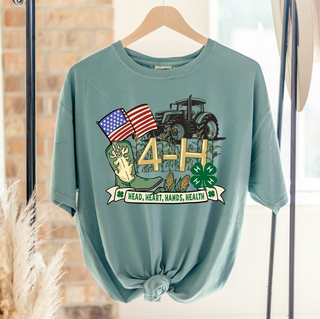 4-H Tractor– Comfort Colors T-Shirt