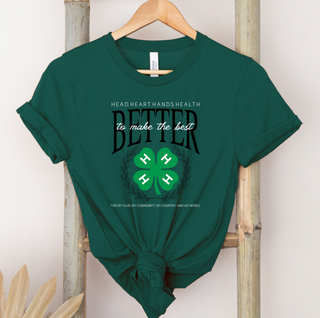 4-H Laurel– Bella Canvas T-Shirt
