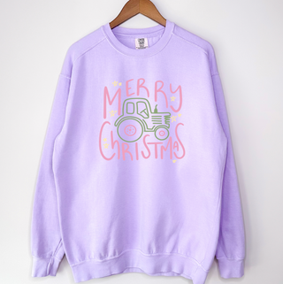 Merry Christmas Tractor– Crewneck