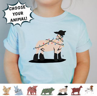 Christmas Lights- Choose Your Animals – Infant/Toddler/Youth