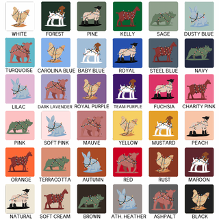 Christmas Lights- Choose Your Animal – Bella Canvas T-Shirt