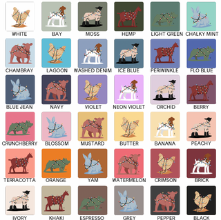 Christmas Lights- Choose Your Animal – Comfort Colors T-Shirt