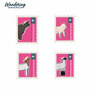 Christmas Stamp- Choose Your Animal – Hoodie