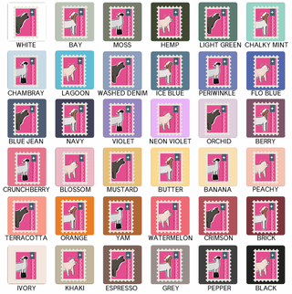 Christmas Stamp- Choose Your Animal – Comfort Colors T-Shirt