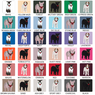 Christmas Wreath- Choose Your Animal – Crewneck