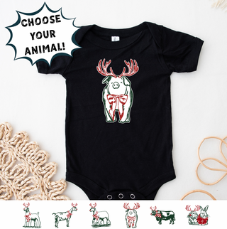 Christmas Reindeer- Choose Your Animals – Infant/Toddler/Youth