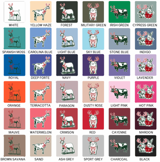 Christmas Reindeer- Choose Your Animal – Crewneck