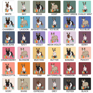 Christmas Reindeer- Choose Your Animal – Comfort Colors T-Shirt