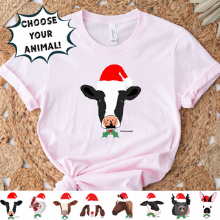 Christmas Spirit- Choose Your Animal – Bella Canvas T-Shirt