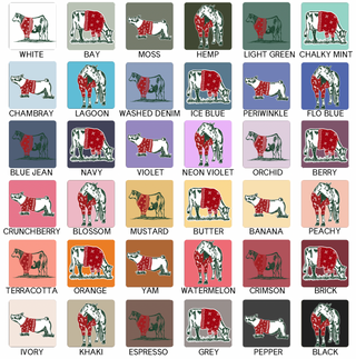 Christmas Sweater- Choose Your Animal – Comfort Colors T-Shirt