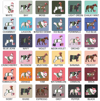 Christmas Elf- Choose Your Animal – Comfort Colors T-Shirt