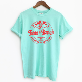 Cupid Farm and Ranch Red– Comfort Colors T-Shirt