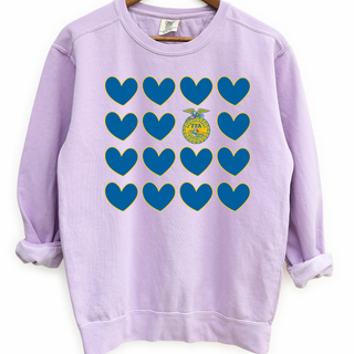 FFA Emblem Multiple Hearts– Crewneck