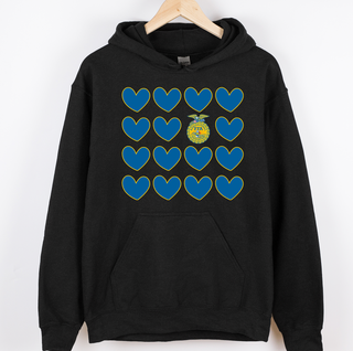 FFA Emblem Multiple Hearts– Hoodie