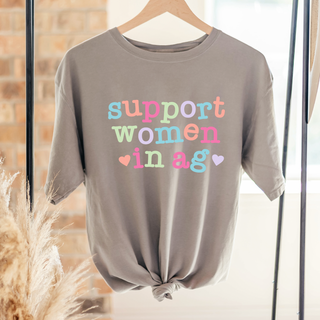 Support Women In AG Hearts– Comfort Colors T-Shirt