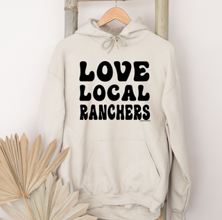 Love Local Ranchers Black Ink– Hoodie