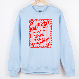 Advocate for Ag Stripe– Crewneck