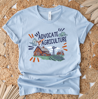 Advocate for Agriculture Stripe- Bella Canvas T-Shirt