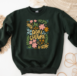 Agriculture Flower Sketch– Crewneck