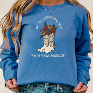 Flowers Remind Us– Crewneck