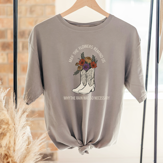 Flowers Remind Us– Comfort Colors T-Shirt