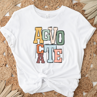 Boho Colors Agvocate- Bella Canvas T-Shirt