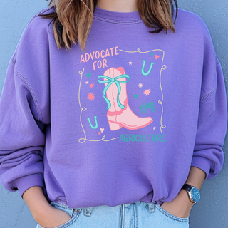 Boot Agvocate for Agriculture– Crewneck
