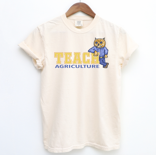 Teach Agriculture Owl– Comfort Colors T-Shirt