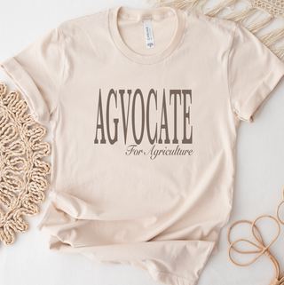 Brown Agvocate For Agriculture- Bella Canvas T-Shirt