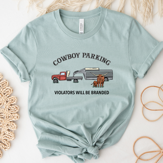 Cowboy Parking- Bella Canvas T-Shirt