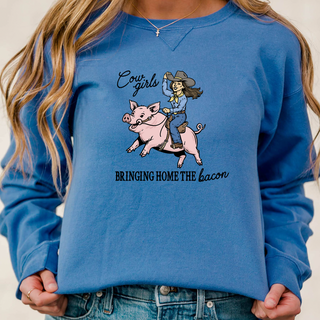 Cowgirls Bringing Home the Bacon– Crewneck