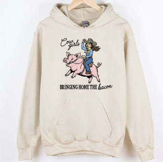 Cowgirls Bringing Home the Bacon– Hoodie