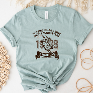 Leadership Meets Ag Bull- Bella Canvas T-Shirt