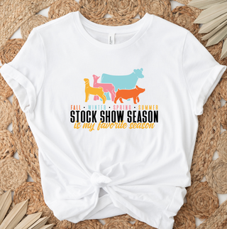 My Favorite Season Is Stock Show Season- Bella Canvas T-Shirt