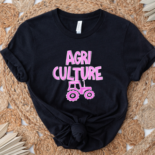 Neon Agriculture Tractor- Bella Canvas T-Shirt