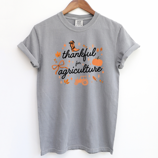 Orange Thankful for Agriculture– Comfort Colors T-Shirt