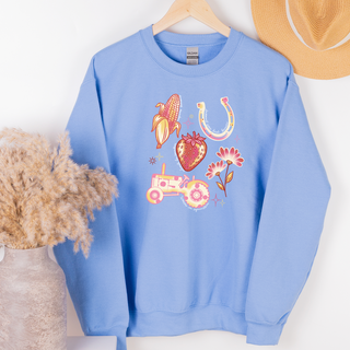 Strawberry Field Symbol– Crewneck