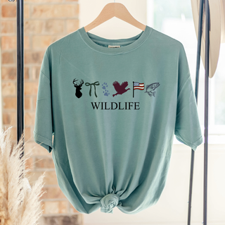 Wildlife Symbol– Comfort Colors T-Shirt