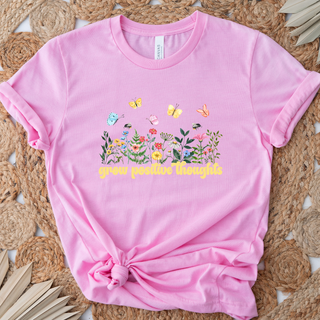 Grow Positive Thoughts- Bella Canvas T-Shirt