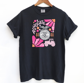 Support FFA Floral Pink– Comfort Colors T-Shirt